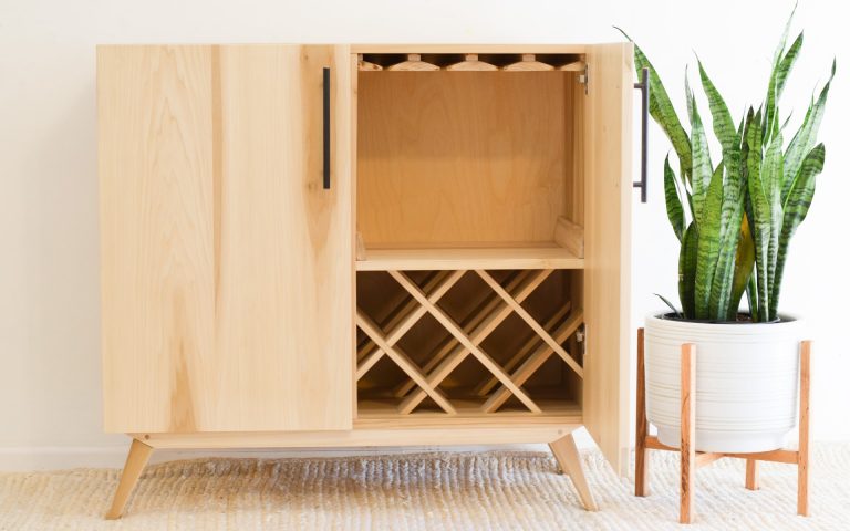 Ashti wine cabinet wide angle